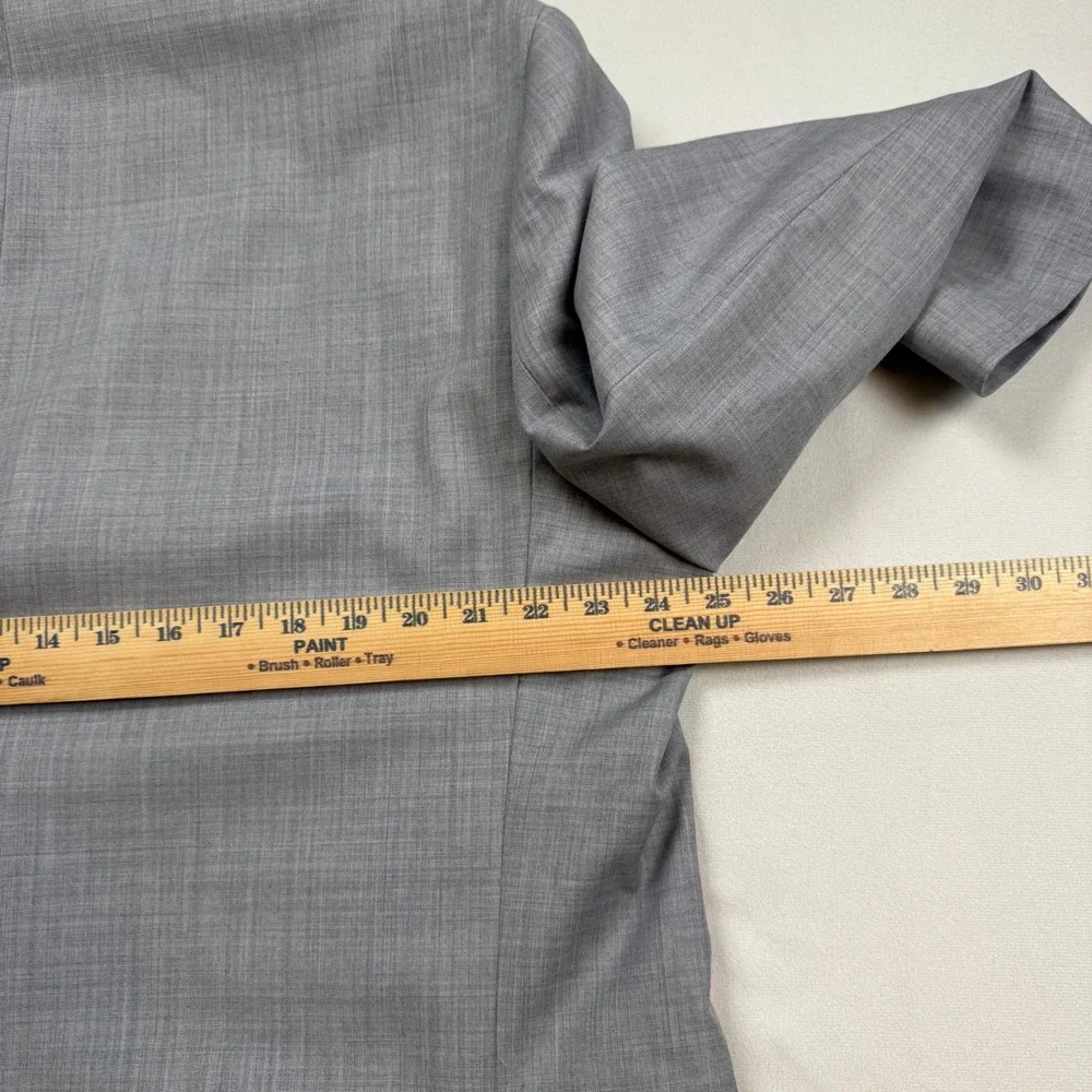 Ted Baker London Mens 50R Slim Fit Wool Blend Suit Jacket Blazer Gray TB310JS